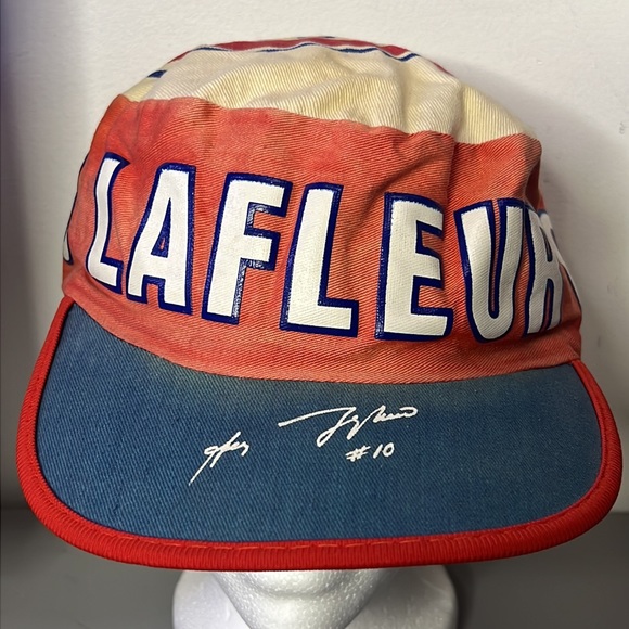 Vintage Guy Lafleur Sergaz Retirement Painters Hat Souvenir Memorabilia Cap - Picture 2 of 8